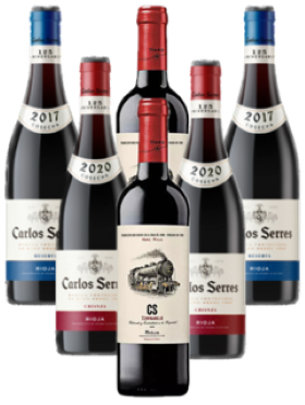 Carlos Serres Probierpaket Rioja Tintos Spanien 6er Angebot