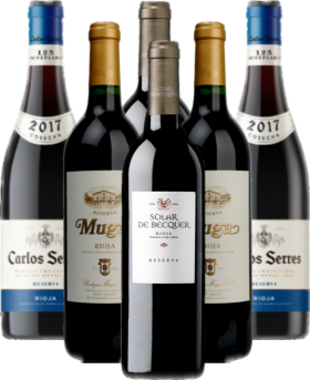Rioja Reserva Probierpaket Barrique Rotwein Spanien 6er Angebot