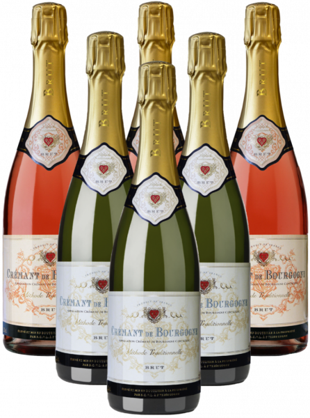 Cave de Lugny Cremant Probierpaket Frankreich 6er Angebot