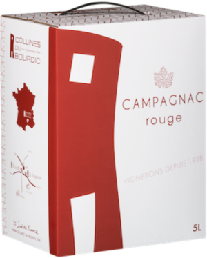 Bourdic Bag in Box Cuvee Rouge Rhone Frankreich 5,0 l